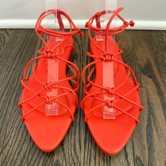 Vince Kenna knotted scrappy ankle sandals size 8.5 - Picture 3 of 8